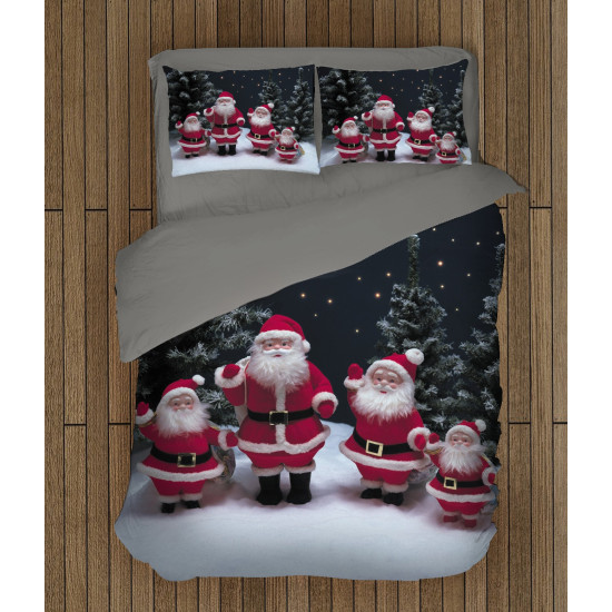 Karácsonyi ágynemű - Santa Claus Figurines