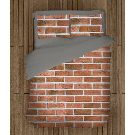 3D ágynemű - Brick Texture