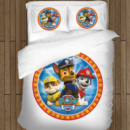 Mancs őrjárat ágyneműhuzat - Paw Patrol White