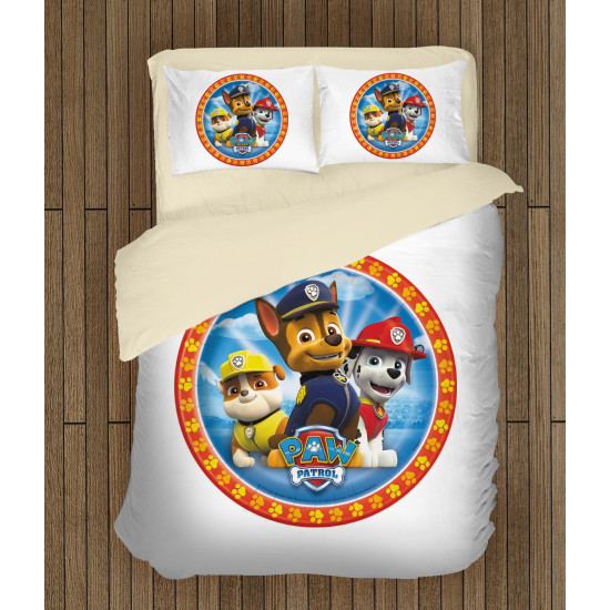 Mancs őrjárat ágyneműhuzat - Paw Patrol White