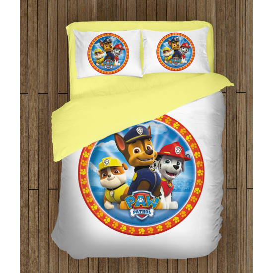 Mancs őrjárat ágyneműhuzat - Paw Patrol White