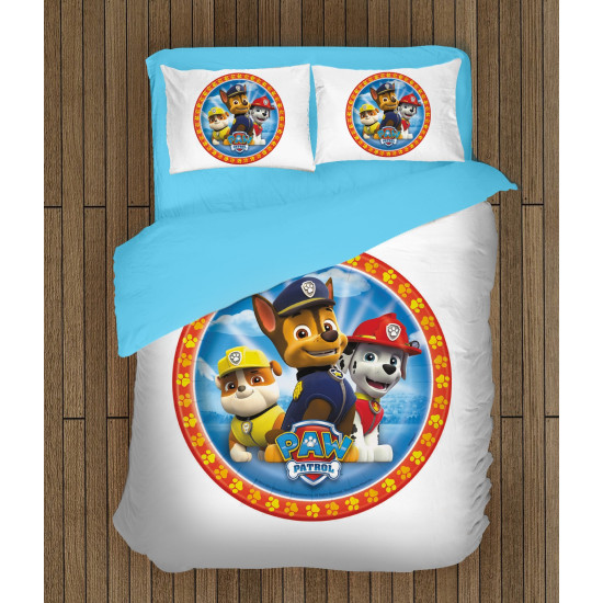 Mancs őrjárat ágyneműhuzat - Paw Patrol White