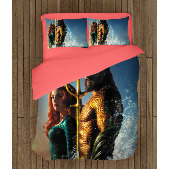 3D ágyneműhuzat - Aquaman and Mera