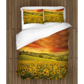 3D ágynemű - Sunflower Field