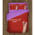 3D piros ágynemű - Happy Valentine Day Couple