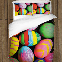 Húsvéti minőségi ágyneműhuzat - Colorful Easter Eggs