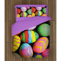 Húsvéti minőségi ágyneműhuzat - Colorful Easter Eggs