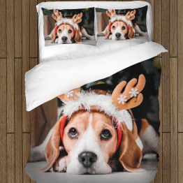 Karácsonyi ágyneműhuzat - Christmas Beagle