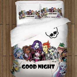 3D gyerek ágyneműhuzat-garnitúrá - Monster High Good Night