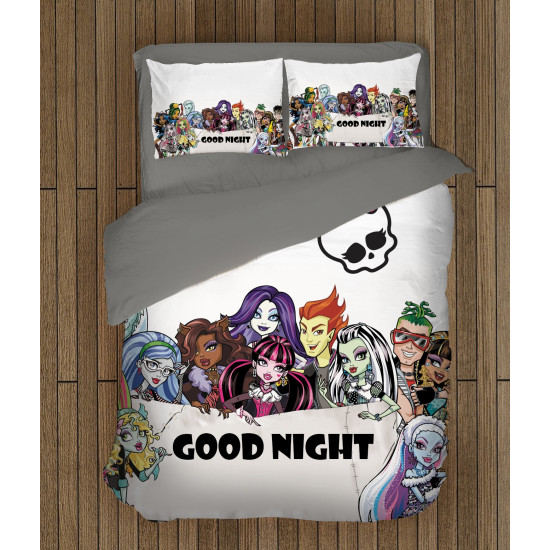 3D gyerek ágyneműhuzat-garnitúrá - Monster High Good Night