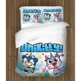 Gyerek ágynemű garnitúra - Unikitty White