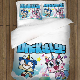 Gyerek ágynemű garnitúra - Unikitty White