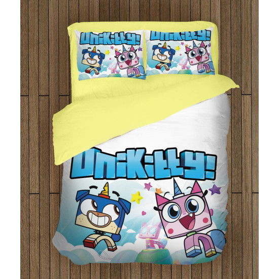 Gyerek ágynemű garnitúra - Unikitty White