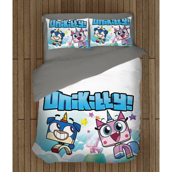 Gyerek ágynemű garnitúra - Unikitty White