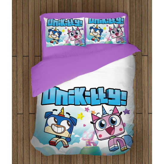 Gyerek ágynemű garnitúra - Unikitty White