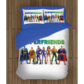 Gyerek ágynemű garnitúra - Super Friends