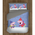 Peppa Karácsonyi ágynemű - Peppa Pig Christmas