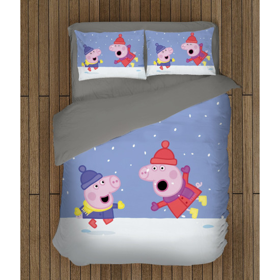 Peppa Karácsonyi ágynemű - Peppa Pig Christmas