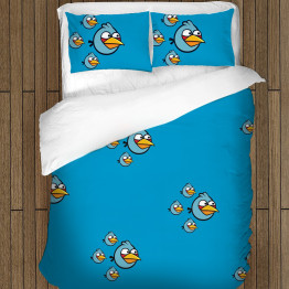 Gyerek paplan - Angry Birds Blue