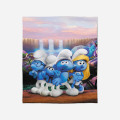 Hupikék törpikék gyerek pléd - Smurfs