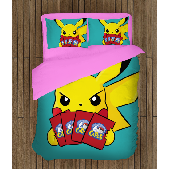 Pokemon paplan garnitúra - Pikachu Cards