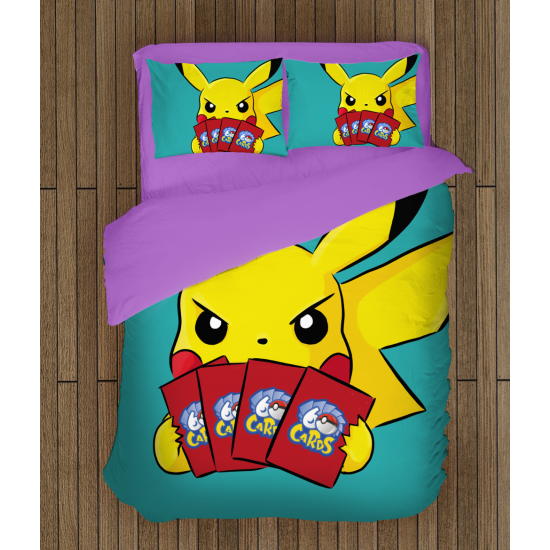 Pokemon paplan garnitúra - Pikachu Cards