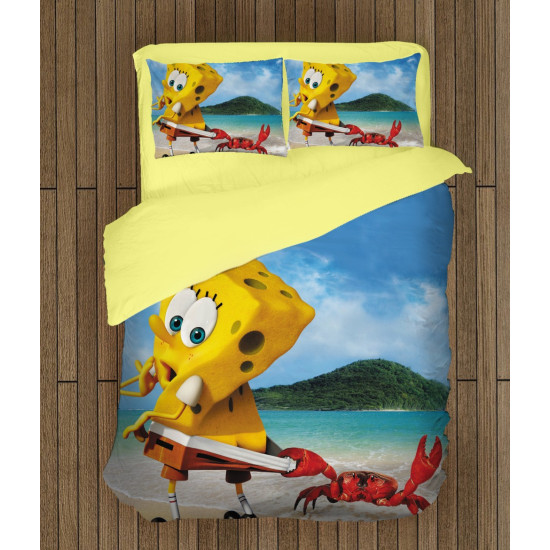 Paplanos ágyneműhuzat - Sponge Bob On The Beach