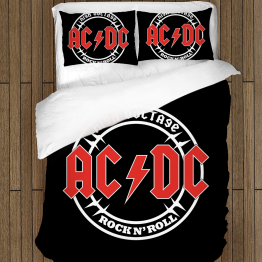 Paplan párnahuzat szett AC/DC Rock n' Roll