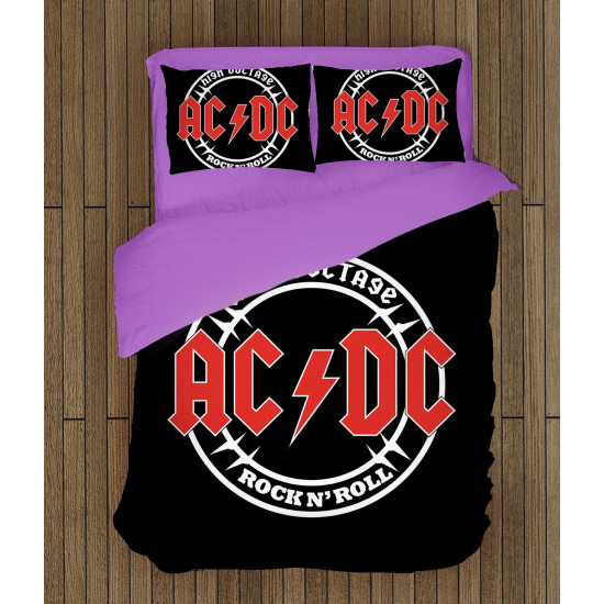 Paplan párnahuzat szett AC/DC Rock n' Roll