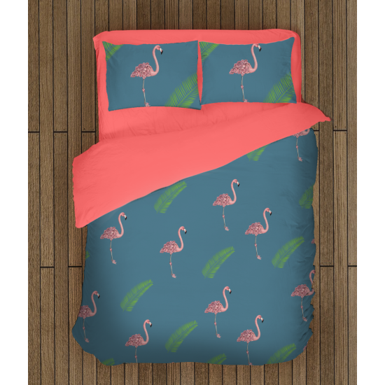 Flamingós paplanos ágynemű - Flamingo