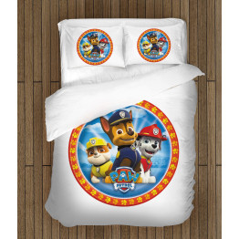 Mancs őrjárat paplanos ágyneműhuzat - Paw Patrol White