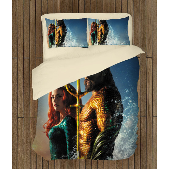 Paplanos ágyneműhuzat - Aquaman and Mera