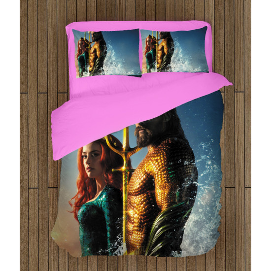 Paplanos ágyneműhuzat - Aquaman and Mera