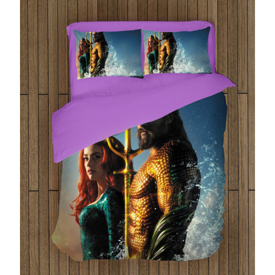 Paplanos ágyneműhuzat - Aquaman and Mera