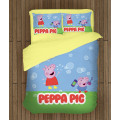 Peppa Malac gyerek paplan párnahuzat szett - Peppa Pig Bubbles