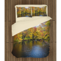 3D meleg paplan - River in autumn