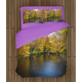 3D meleg paplan - River in autumn