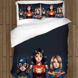 Gyerek paplan szett - Super Hero Girls