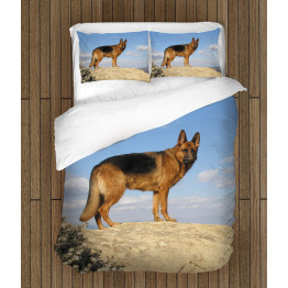 Ágynemű paplannal - German Shepherd