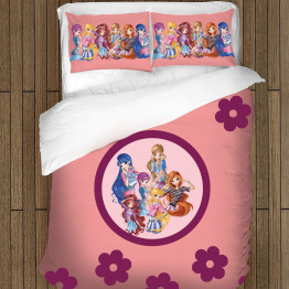 3D gyerek meleg paplan - Winx Club