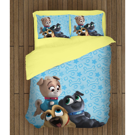 Gyerek paplan párnahuzat szett - 3D Puppy Dog Pals