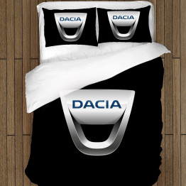 3D paplanos ágyneműhuzat - Dacia Logo