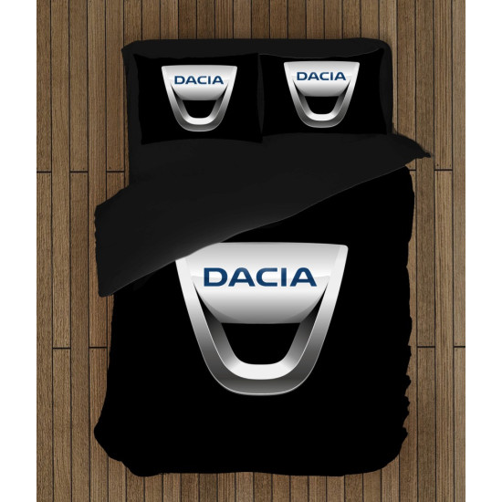 3D paplanos ágyneműhuzat - Dacia Logo