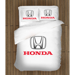 3D paplanos ágyneműhuzat - Honda Logo