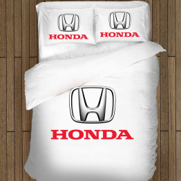 3D paplanos ágyneműhuzat - Honda Logo