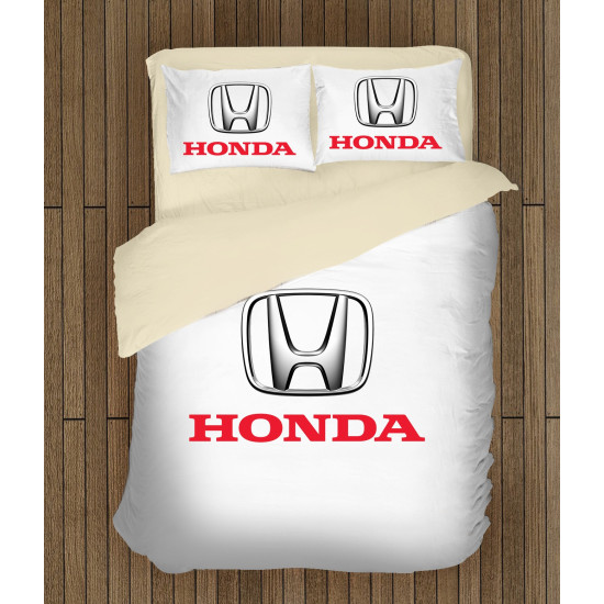 3D paplanos ágyneműhuzat - Honda Logo