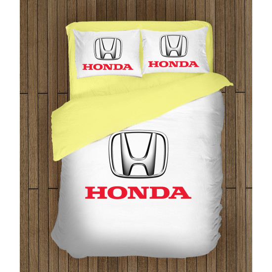 3D paplanos ágyneműhuzat - Honda Logo