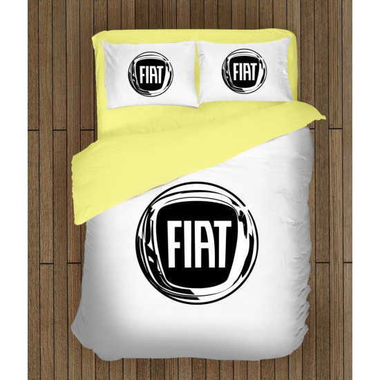 Autós paplan párnahuzat szett - Fiat Logo