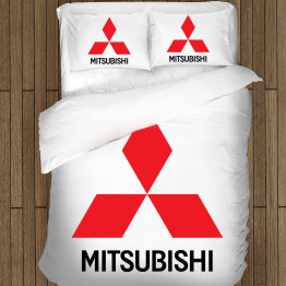 3D autós paplan garnitúra - Mitsubishi Logo