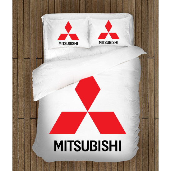 3D autós paplan garnitúra - Mitsubishi Logo